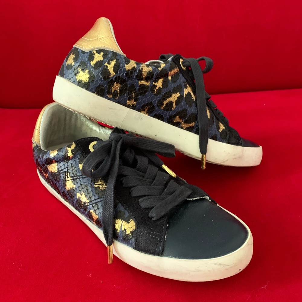 Great condition leopard Print ZADIG sneakers
